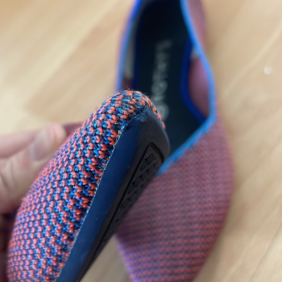 Rothy’s The Point Tangerine Triple Stitch DISCONTINUED COLOR size 8 - Picture 5 of 5